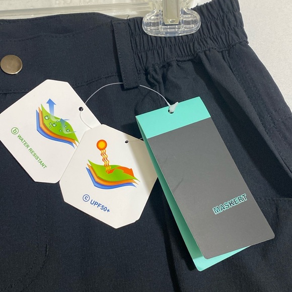 MASKERT Men’s Waterproof Stretch Cargo Shorts w UPF 50+ Size M - Picture 4 of 8